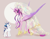 Size: 2162x1704 | Tagged: safe, artist:threereddots, princess cadance, shining armor, alicorn, unicorn, g4, clothes, concave belly, dress, duo, female, height difference, horn, large wings, male, mare, meme, ship:shiningcadance, shipping, stallion, straight, tall, the bride and the ugly ass groom, thin, toy interpretation, wedding dress, wings