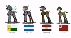 Size: 7500x4050 | Tagged: safe, artist:incrediblepanzer, changeling, deer, earth pony, pony, zebra, equestria at war mod, olenia, schizocanon, stalliongrad