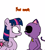 Size: 3023x3351 | Tagged: safe, artist:professorventurer, twilight sparkle, alicorn, cat, pony, g4, catnap, duo, poppy playtime, simple background, smiling critters, teaser, twilight sparkle (alicorn), white background