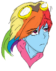 Size: 837x1059 | Tagged: safe, rainbow dash, human, equestria girls, g4, simple background, solo, white background