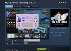 Size: 2094x1518 | Tagged: safe, nightmare moon, princess celestia, princess luna, twilight sparkle, g4, chinese, hearts of iron 4, my new pony: friendship is a lie, steam