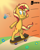 Size: 1611x2033 | Tagged: safe, artist:gradiusfanatic, sunset shimmer, parasprite, pony, unicorn, g4, bipedal, female, flower, horn, outdoors, skate, skateboard, skateboarding, solo, spring