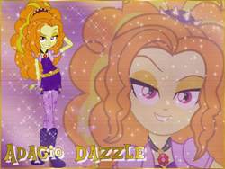 Size: 1024x768 | Tagged: safe, artist:imperfectxiii, artist:natoumjsonic, adagio dazzle, equestria girls, g4, female, gem, siren gem, wallpaper