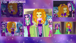 Size: 1024x576 | Tagged: safe, artist:natoumjsonic, edit, edited screencap, screencap, adagio dazzle, aria blaze, sonata dusk, equestria girls, g4, my little pony equestria girls: rainbow rocks, female, gem, hand on hip, microphone, siren gem, the dazzlings, wallpaper