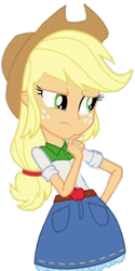 Size: 1264x2520 | Tagged: safe, edit, edited screencap, editor:homersimpson1983, screencap, applejack, human, equestria girls, g4, background removed, female, needs more jpeg, not a vector, simple background, solo, transparent background