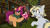 Size: 1280x720 | Tagged: safe, artist:myahster, oc, oc only, oc:mystery brew, oc:totalspark, earth pony, unicorn, cauldron, horn, indoors, magic, magic aura, minecraft, potion, signature, telekinesis