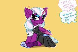 Size: 3000x2000 | Tagged: safe, artist:jubyskylines, opaline arcana, alicorn, pony, g5, angry, clothes, cross-popping veins, cute, ear fluff, emanata, female, gritted teeth, grumpy, implied izzy moonbow, implied pipp petals, madorable, maid, mare, simple background, teeth