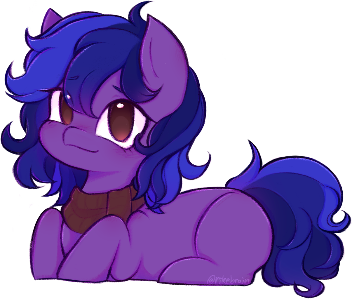 Art of my purple my little pony original character: Starset
