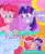 Size: 2162x2631 | Tagged: safe, artist:imsashawaybrightirl, pinkie pie, twilight sparkle, alicorn, earth pony, pony, a trivial pursuit, g4, my little pony: friendship is magic, chest fluff, cute, duo, duo female, eyes closed, female, floating heart, floppy ears, grin, heart, laughing, lesbian, mare, open mouth, open smile, ship:twinkie, shipping, smiling, twilight sparkle (alicorn)