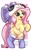 Size: 1359x2100 | Tagged: safe, artist:pabbley, part of a set, fluttershy, pegasus, pony, g4, animal costume, belly, belly button, bipedal, bunny costume, clothes, costume, cute, female, looking at you, mare, open mouth, open smile, passepartout, shyabetes, smiling, smiling at you, solo, sweat