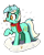 Size: 243x303 | Tagged: safe, artist:maretian, lyra heartstrings, pony, unicorn, g4, :p, aggie.io, clothes, female, fluffy, horn, mare, outdoors, raised hoof, scarf, simple background, snow, solo, tongue out, transparent background, winter coat