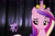 Size: 1600x1067 | Tagged: safe, artist:itv-canterlot, artist:rustle-rose, edit, editor:jaredking779, princess cadance, twilight sparkle, alicorn, pony, g4, alternate eye color, crown, duo, duo female, evil, eyebrows, female, forest, irl, jewelry, mare, mind control, nature, peytral, photo, ponies in real life, raised eyebrow, red eyes, regalia, smiling, smirk, spread wings, story included, tree, twilight sparkle (alicorn), wings, wrong eye color