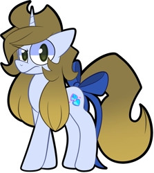 Size: 1651x1849 | Tagged: safe, artist:saveraedae, oc, oc only, oc:benjamane hoofington, pony, unicorn, annoyed, bow, crossover, gradient mane, horn, male, simple background, solo, tail, tail bow, the mark side, transparent background