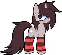 Size: 2165x1911 | Tagged: safe, artist:saveraedae, oc, oc only, oc:jonatrot hoofington, pony, unicorn, clothes, crossover, grey fur, horn, leg warmers, male, simple background, solo, the mark side, transparent background