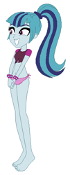 Size: 222x550 | Tagged: safe, artist:jacob-van-antwerp, sonata dusk, human, equestria girls, g4, base used, belly, belly button, bikini, clothes, female, simple background, solo, swimsuit, white background