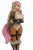 Size: 2546x3840 | Tagged: safe, artist:sunsetsarsaparilla, fluttershy, pegasus, anthro, g4, 3d, blender, bodysuit, breasts, clothes, comfy, cute pose, fox costume, fur collar, high res, perky breasts, simple background, solo, transparent background