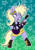 Size: 1748x2480 | Tagged: safe, artist:sweetpea-and-friends, power chord, earth pony, pony, g4, bipedal, boots, clothes, ear piercing, earring, female, fingerless gloves, gloves, gradient background, guitar, jacket, jewelry, leather, leather jacket, mare, musical instrument, not derpy, piercing, shoes, skirt, solo