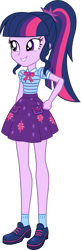 Size: 351x1080 | Tagged: safe, artist:cwt10101, sci-twi, twilight sparkle, human, equestria girls, g4, my little pony equestria girls: better together, clothes, cutie mark on clothes, female, missing accessory, ponytail, sci-twi skirt, shoes, simple background, skirt, solo, transparent background, vector