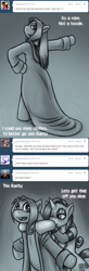 Size: 500x1519 | Tagged: safe, artist:drxii, rarity, oc, oc:ipsywitch, pony, g4, ask, dialogue, female, scar, tumblr