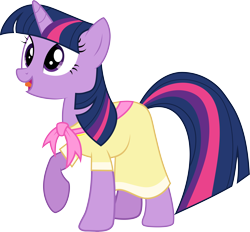 Size: 8000x7439 | Tagged: safe, artist:twilirity, twilight sparkle, pony, unicorn, g4, sweet and elite, .svg available, absurd resolution, birthday dress, clothes, dress, female, mare, simple background, solo, transparent background, unicorn twilight, vector