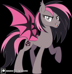 Size: 4351x4500 | Tagged: safe, artist:clubvixen, oc, bat pony, pony, female, mare