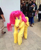 Size: 493x599 | Tagged: safe, fluttershy, human, g4, irl, irl human, photo, ponysuit, quadsuit, quality