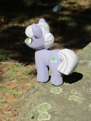 Size: 1863x2484 | Tagged: safe, alternate version, artist:malte279, part of a set, limestone pie, earth pony, pony, g4, animated, concrete, craft, female, mare, outdoors, sculpture, solo, ytong