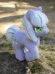 Size: 1872x2496 | Tagged: safe, alternate version, artist:malte279, part of a set, limestone pie, earth pony, pony, g4, animated, concrete, craft, female, mare, outdoors, sculpture, solo, ytong