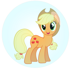 Size: 2160x2160 | Tagged: safe, artist:deshawndeviant2007, applejack, earth pony, g4, applejack's hat, bubble, cowboy hat, cute, hat, in bubble, jackabetes, simple background, solo, transparent background