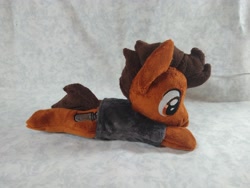 Size: 4096x3072 | Tagged: safe, artist:bluedragonflyplush, earth pony, pony, all time low, clothes, commission, irl, lying down, male, photo, plushie, ponified, prone, rian dawson, shirt, solo, stallion, t-shirt