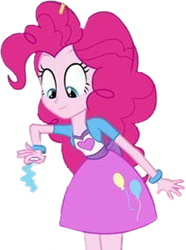 Size: 1875x2520 | Tagged: safe, edit, edited screencap, editor:mrtoonlover83, screencap, pinkie pie, human, equestria girls, g4, background removed, balloon, female, not a vector, simple background, solo, transparent background