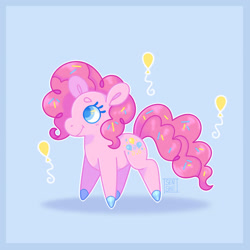 Size: 828x828 | Tagged: safe, artist:sensh-ii, pinkie pie, earth pony, pony, g4, female, mare, solo