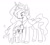 Size: 1025x925 | Tagged: safe, artist:wooodd_, princess celestia, twilight sparkle, alicorn, pony, g4, black and white, comforting, crying, female, grayscale, mare, monochrome, simple background, sketch, smiling, twilight sparkle (alicorn), white background