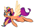 Size: 900x744 | Tagged: safe, artist:kindakismet, sunny starscout, alicorn, pony, g5, flying, mane stripe sunny, race swap, simple background, solo, sunnycorn, transparent background