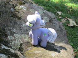 Size: 1032x775 | Tagged: safe, alternate version, artist:malte279, part of a set, limestone pie, earth pony, pony, g4, animated, concrete, craft, female, mare, outdoors, sculpture, solo, ytong