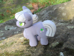 Size: 2307x1731 | Tagged: safe, alternate version, artist:malte279, part of a set, limestone pie, earth pony, pony, g4, animated, concrete, craft, female, mare, outdoors, sculpture, solo, ytong