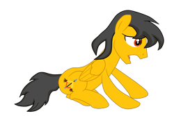 Size: 2495x1664 | Tagged: safe, artist:gmaplay, oc, oc only, oc:saint rider, pegasus, pony, simple background, solo, transparent background