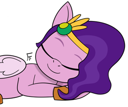 Size: 2753x2305 | Tagged: safe, artist:frownfactory, pipp petals, pegasus, pony, g5, my little pony: tell your tale, eyes closed, female, mare, simple background, sleeping, solo, transparent background