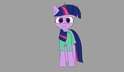 Size: 1169x684 | Tagged: safe, artist:lilcherry02, twilight sparkle, pony, gray background, simple background, solo