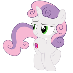 Size: 1900x1900 | Tagged: safe, artist:gmaplay, sweetie belle, pony, unicorn, g4, cute, diasweetes, female, filly, foal, horn, simple background, solo, transparent background