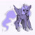 Size: 2200x2200 | Tagged: safe, artist:nikolaihyde, princess luna, alicorn, pony, g4, female, full body, mare, simple background, solo, white background