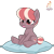 Size: 1849x1849 | Tagged: safe, artist:r4hucksake, oc, oc only, earth pony, pony, female, filly, foal, pillow, simple background, sitting on pillow, solo, transparent background