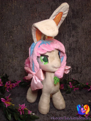 Size: 2304x3072 | Tagged: safe, artist:1stastrastudio, earth pony, pony, bunny ears, female, irl, mare, photo, plushie, solo