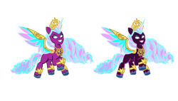 Size: 1185x675 | Tagged: source needed, safe, artist:queenravenrose, opaline arcana, alicorn, pony, g5, female, mare, simple background, solo, transparent background