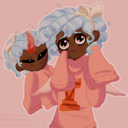 Size: 900x900 | Tagged: safe, artist:frogstown_, cozy glow, human, g4, dark skin, female, humanized