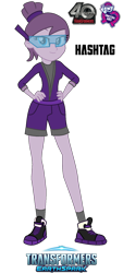 Size: 780x1732 | Tagged: safe, artist:robertsonskywa1, human, equestria girls, g4, breasts, equestria girls-ified, female, hand on hip, hashtag malto, new outfit, photo, simple background, solo, sunglasses, transformers, transformers earthspark, transparent background