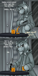 Size: 1020x2040 | Tagged: safe, artist:drxii, oc, oc:ipsywitch, pony, g4, ask, dialogue, female, indoors, tumblr