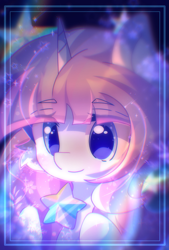 Size: 1801x2661 | Tagged: safe, artist:snowy twinkle, oc, oc only, oc:snowy twinkle, pony, unicorn, cute, female, horn, shiny, smiling, solo, stars