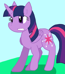 Size: 833x937 | Tagged: safe, artist:cmara, twilight sparkle, alicorn, g4, female, outdoors, solo, twilight sparkle (alicorn)