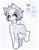 Size: 736x950 | Tagged: safe, artist:valeria_fills, oc, oc only, unnamed oc, earth pony, pony, adoptable, blue eyes, blush lines, blushing, chest fluff, clothes, coat markings, collar, colored pinnae, crossdressing, deer tail, ear fluff, eyelashes, femboy, hock fluff, looking away, male, pale belly, raised hoof, raised leg, reference sheet, short mane, shrunken pupils, simple background, smiling, sock, socks, socks (coat markings), solo, stallion, star collar, striped socks, tail, three toned mane, white background